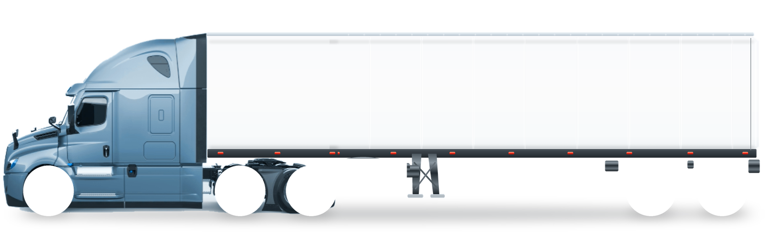 DRIGGS LLC tractor and dry van trailer